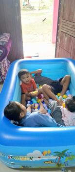 Product Review of Kolam renang ukuran 180cm motif lucu PREMIUM Brand Playground Anak Kotak Permainan Lem from E**n W**o 0