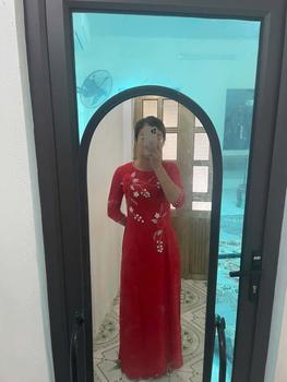 Product Review of Áo dài thêu hoa nổi thủ công tinh sảo tỉ mỉ from k**c Y** 3