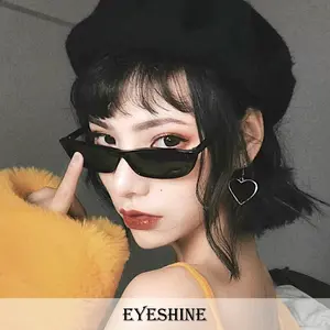 Eyeshine - Kacamata Hitam Persegi Unisex Sunglasses Gaya Modis Fashionable