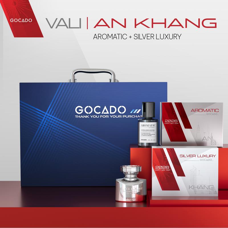  VALI "AN KHANG" GỒM 01 NƯỚC HOA Ô TÔ AROMATIC CAO CẤP & 01 NƯỚC HOA SILVER LUXURY 
