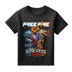 Baju Kaos Free Fire Anak Laki Laki  - Atasan Anak Cowok Distro Elite Cees FF Keren usia 1 - 10 Tahun