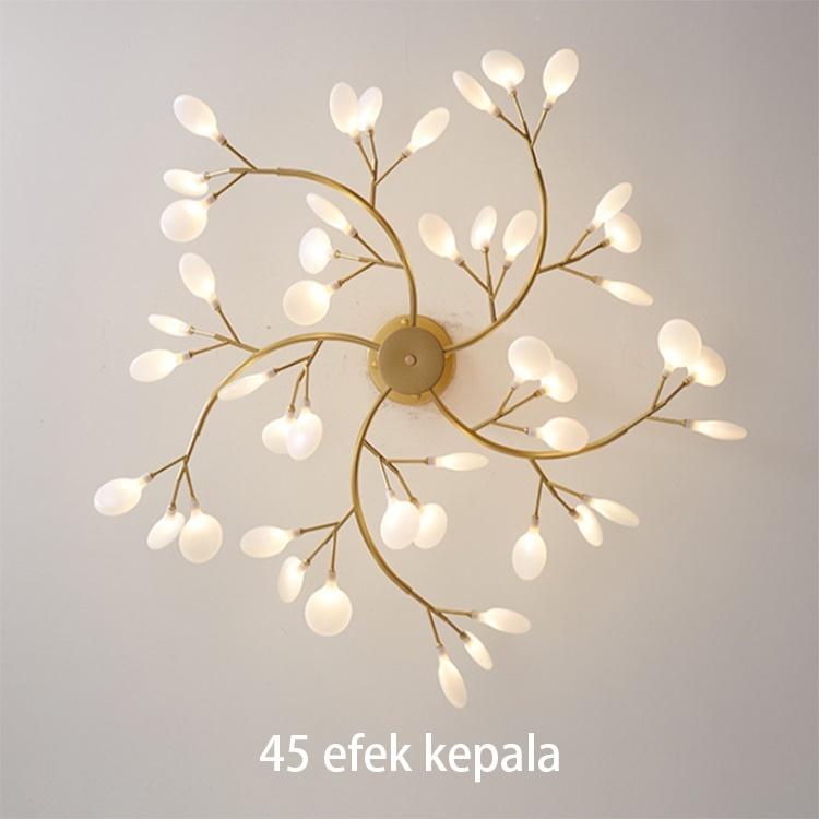 【Siap Stok COD】Lampu Hias Gantung Desain Kunangkunang Gaya Modern 18/30 kepala Antik Untuk Ruang Tamu Kamar Ruang Tamu Sederhana 6