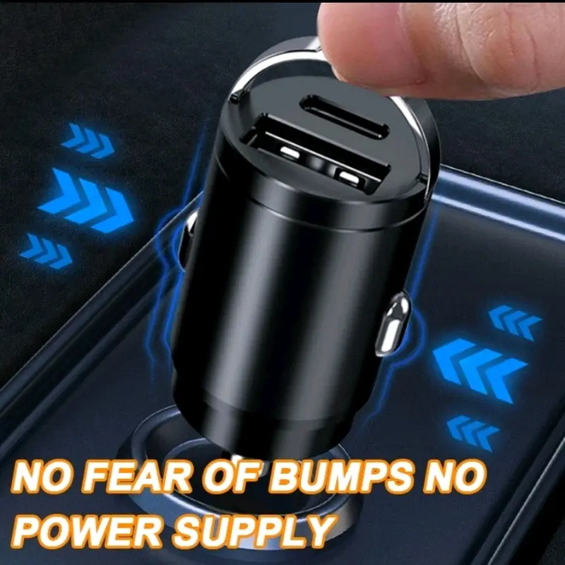 100W Pengisi Daya mobil motor cepat fast charging Tipe C 100W USB C USB charger hp motor mobil fast charging 1