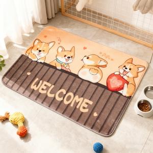 N+ Alfombra de baño absorbente y antideslizante en felpa de chenilla, con diseño minimalista, ideal para hoteles o uso doméstico en lavabos y aseos 60*40cm