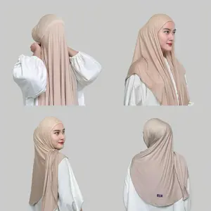 Pashmina Instan Oval Inner Bahan Rayon Airflow Premium Pashmina Instan Nyaman & Adem