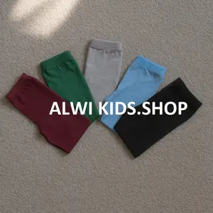 PAKET HEMAT 5PCS LEGGING ANAK/ SPANDEK KNIT RIB/REKOMENDASI usia anak 3bulan - 10tahun Anak-Anak