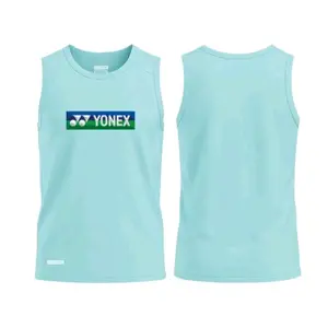 Singlet Logo dada singlet Gym fitness bulutangkis bahan dry fit cepat menyerap keringat anti bau Sport