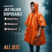Gambar TaffSPORT Jas Hujan Sekali Pakai Poncho Disposable PE All Size - JN62 dari Taffware Official Store Kota Administrasi Jakarta Barat 2 Tokopedia