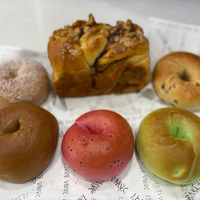 Maple Walnut Toast & 5pc bagel set