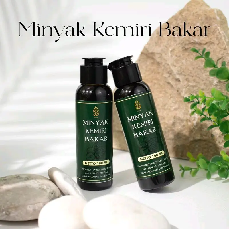 Paket isi 2 minyak kemiri bakar 100ml penumbuh rambut Haircare 0