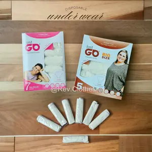 Celana Dalam Kertas Wanita Dewasa JUST GO Perlengkapan Haji dan Umroh Wanita KERTAS Katun kaos  kaki