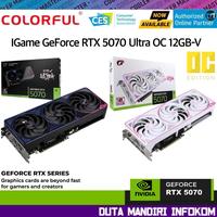 Gambar COLORFUL iGame GeForce RTX 5070 Ultra W OC 12GB-V - 12GB GDDR7 192Bit PCIe5.0 - Black Edition  dari Duta Mandiri Infokom Kota Administrasi Jakarta Pusat 2 Tokopedia