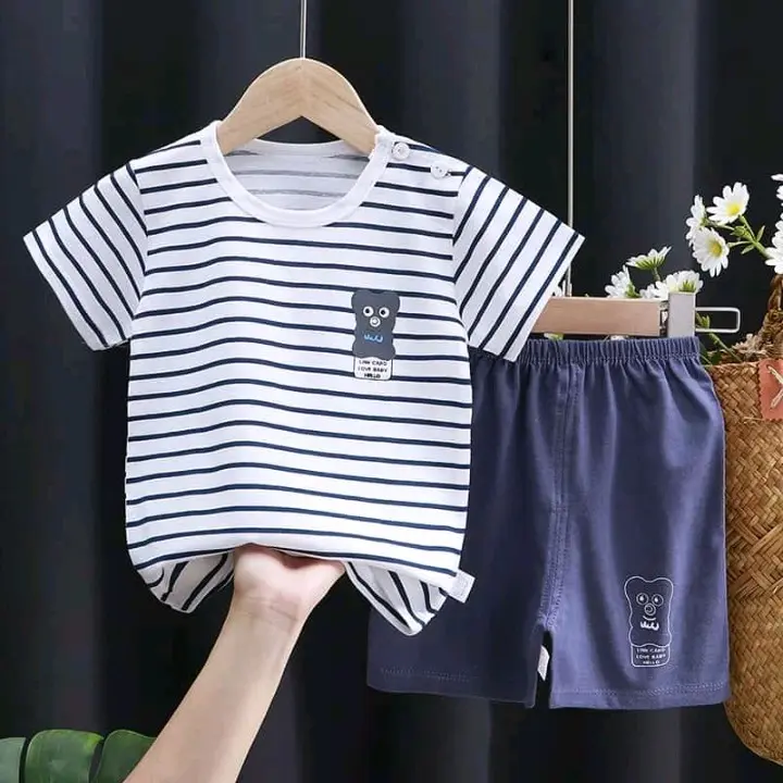 rekomendasi setelan pendek anak import lucu 3