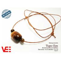 Gambar VeE Kalung Terapi Kesehatan Pria / Wanita Liontin Batu Tiger Eye Kombinasi Bola + Slinder dari Vee Jewelry Store Kota Bekasi 2 Tokopedia