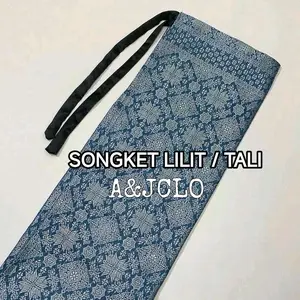 Rok Lilit / Bawahan Kebaya / Songket Palembang / Rok Wanita Motif