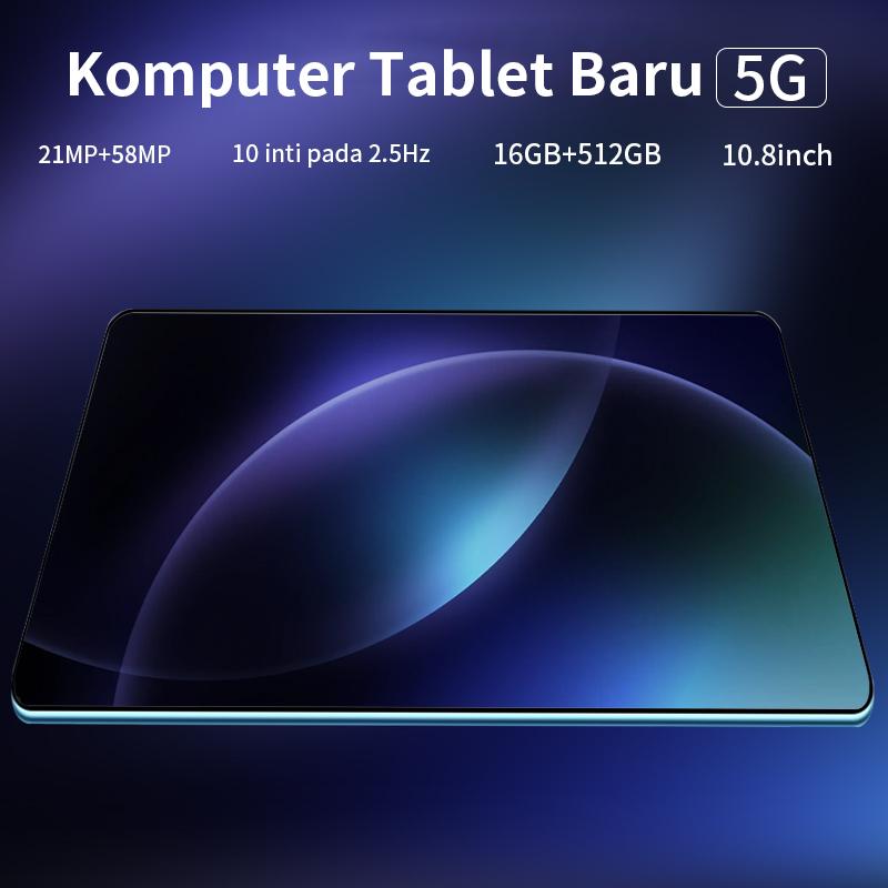 X95 2026 Gaming Tablet 4K Ultra HD 16GB+1TB 5G Full Support Ideal untuk Gaming dan Bisnis murah smart berry tab kid 1 jutaan i padmini