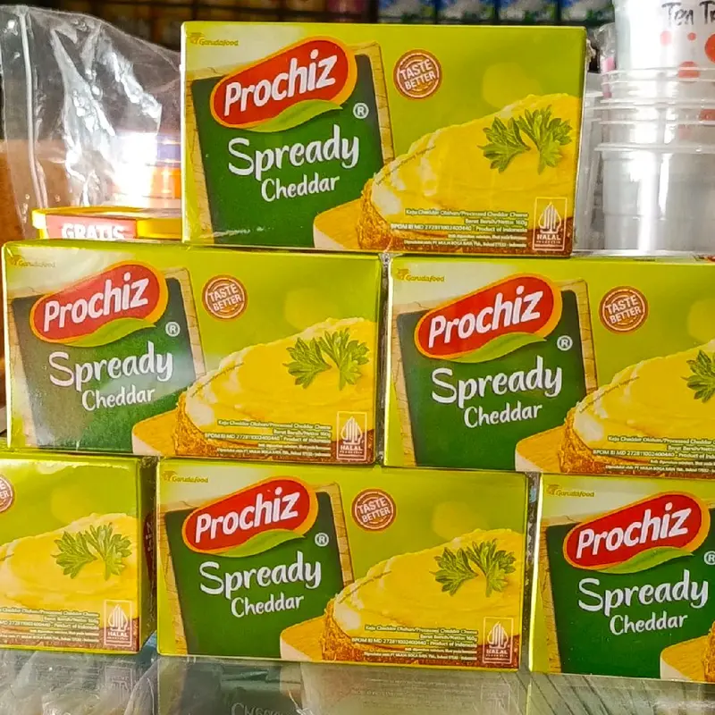 Prochiz Keju Oles Spready Cheddar Taste Better untuk Roti dan Sandwich ...