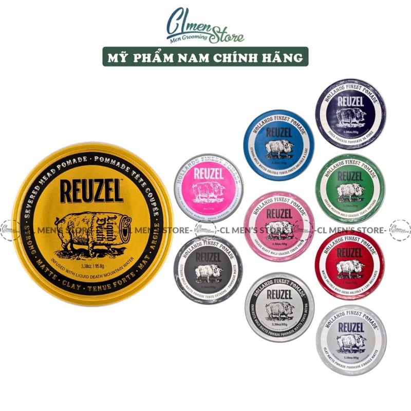 [Full Line] Sáp vuốt tóc Reuzel Pomade [Blue - Pink - Red - Extreme Hold - Green - Matte Clay - Fiber - Pink Extreme - Severed]