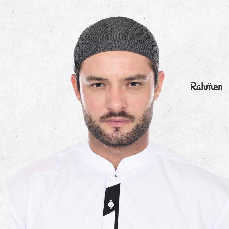 Peci Rajut seri Kuwait merek Rahmen Original - Songkok Kopiah Pria 6