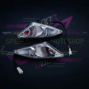 LAMPU SEN SEIN MIO SPORTY MODEL MX SET KACA BENING DAN SMOKE