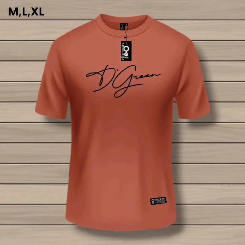 Baju Kaos Pria D'green Size M-XL Lengan Pendek Bahan Katun Combet T-shirt Distro Cowok Keren 0
