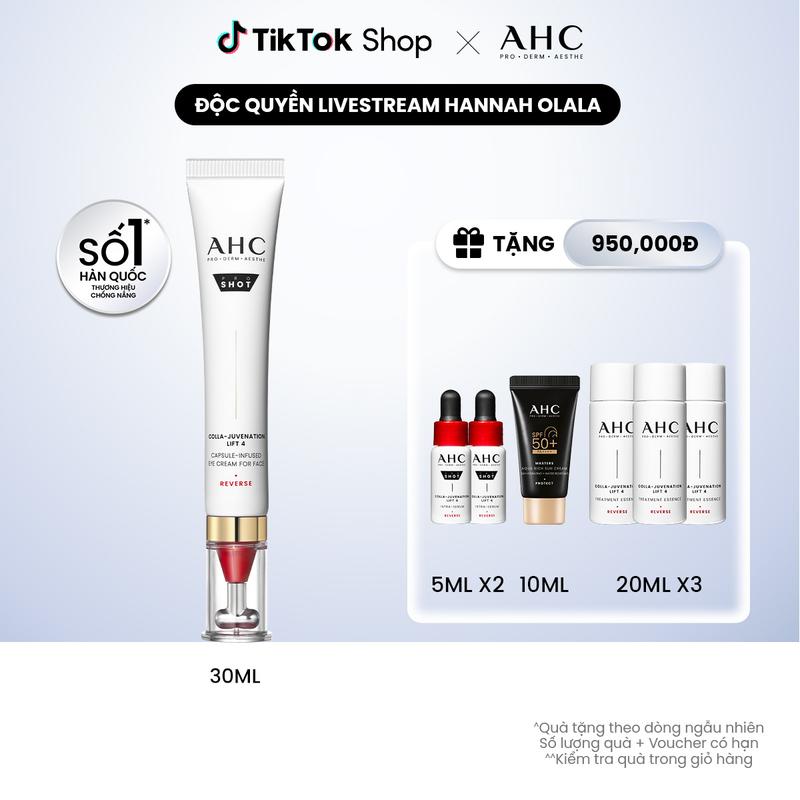   AHC x HANNAH OLALA  Kem mắt cho mặt chống lão hóa săn chắc da PROSHOT COLLA-JUVENATION LIFT 4 AHC 30ML  2  