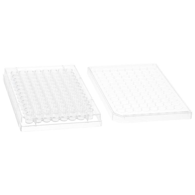 wantoy 1/5 cái Có Nắp 96 Well Đĩa nuôi cấy mô Đáy phẳng Trong suốt Bảng nuôi cấ…