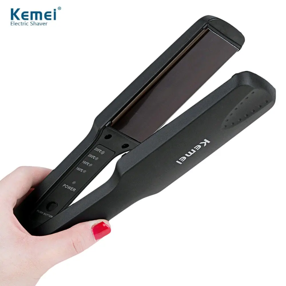 Kemei Catok Rambut ceramic heating plate Catokan