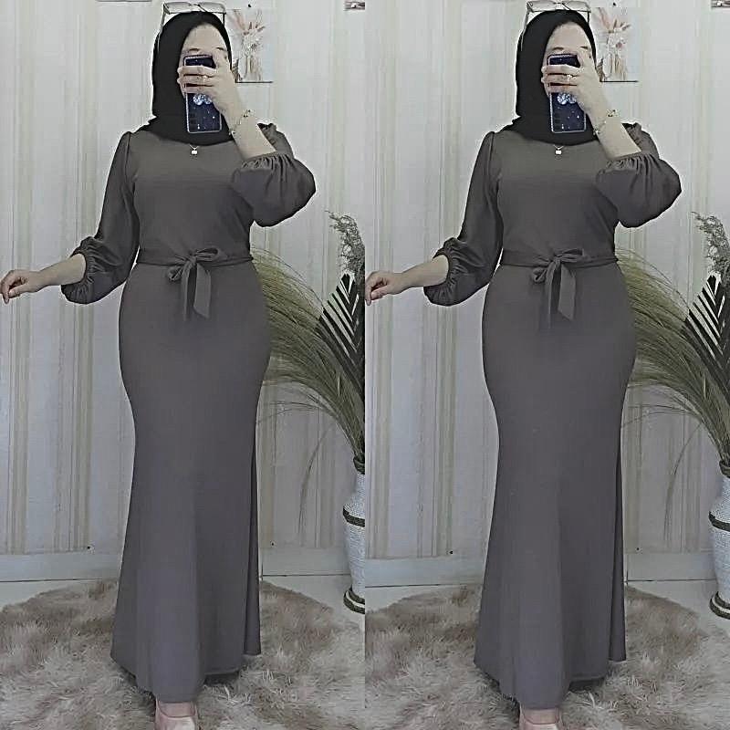 Nadia dress mermaid/gamis duyung ootp kondangan/gamis lebaran 2024 Elegant 7