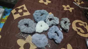 Product Review of ED - 7PCS / SET IKAT RAMBUT SCRUNCHIE CEPOL / KUNCIRAN RAMBUT SCRUNCHIE BULU SET from R**6 2