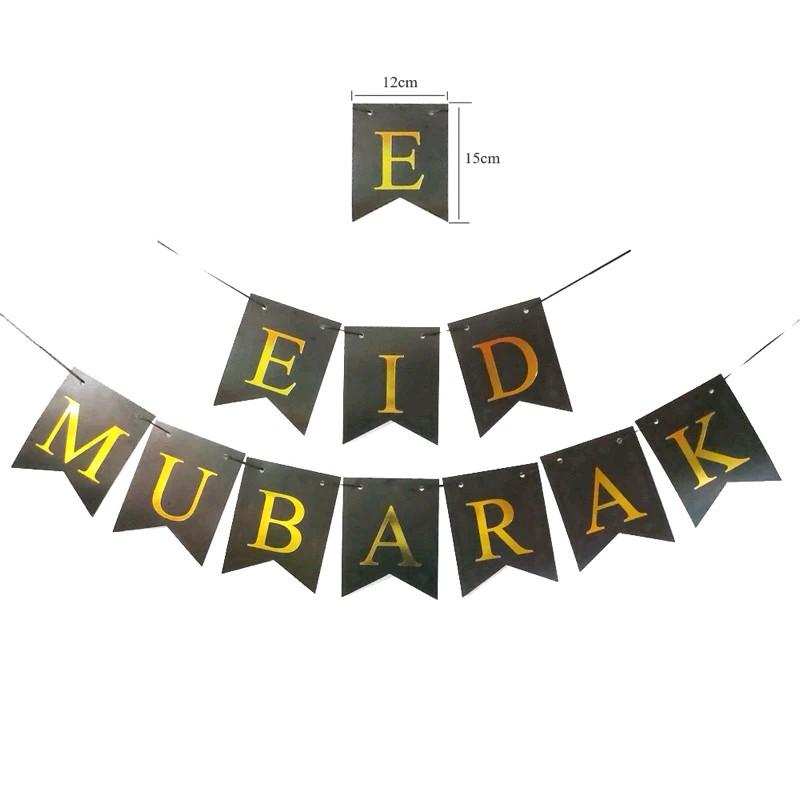 Hiasan Gantung Eid Mubarak Garland Idul Fitri Dekorasi Gantung Lebaran 2