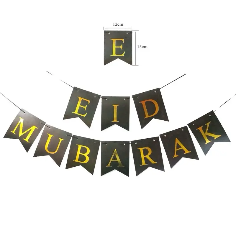 Hiasan Gantung Eid Mubarak Garland Idul Fitri Dekorasi Gantung Lebaran 2