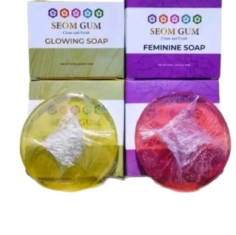 Sabun Multifungsi Seom Gum 6 Pcs - Mencerahkan, Melembutkan, dan Mengurangi Jerawat - Pencerah, Perawatan, Selangkangan, Mandi, Mengencangkan