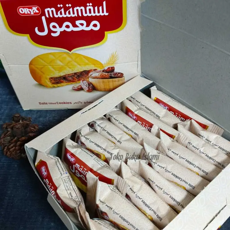 Maamoul Biskuit Kurma Arab isi 16 pcs Kukis Kurma Al Batal Maamoul Biskuit Kue Enak Delicious Snack Arab Box isi 16 Pcs Saudi Dates 2