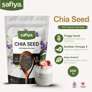 Safiya Chiaseed Organik 500 Gram Chia Seed Natural Premium