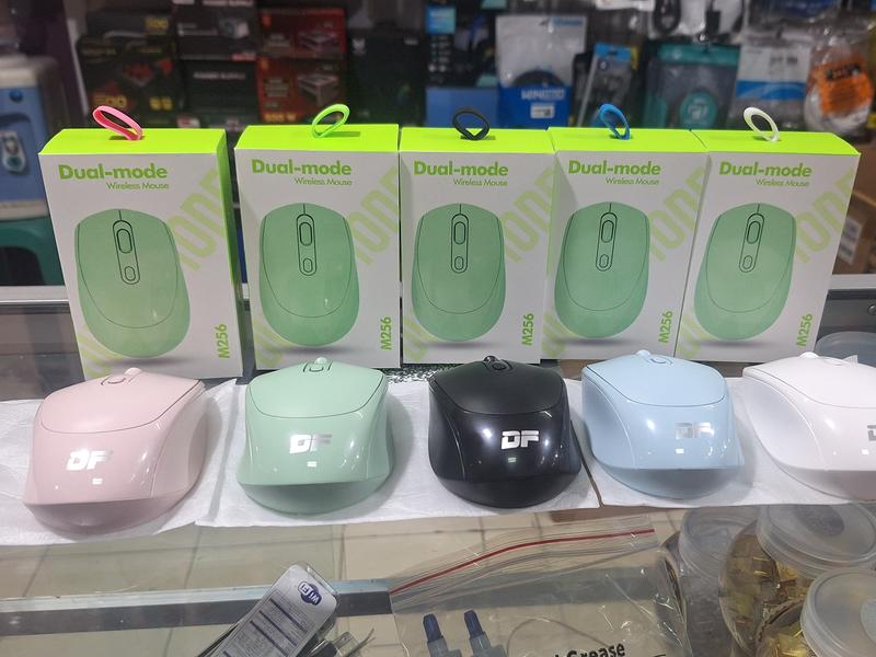 MOUSE WIRELESS + BLUETOOTH DUAL MODE DF M256 buat komputer kantor dan sekolah 5