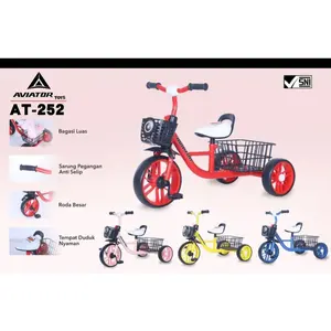 ( FREE KARDUS BUBLE WRAP) SEPEDA ANAK RODA TIGA NEW PRODUCT TRICYCLE AVIATOR AT 252/AT 251/AT 101 sepeda anak viral