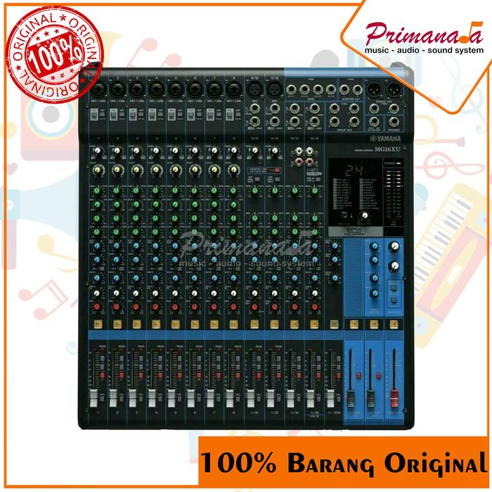 Gambar Yamaha MG16XU Mixer Audio MG 16XU 16 Channel Original dari Primanada Kota Administrasi Jakarta Utara Tokopedia