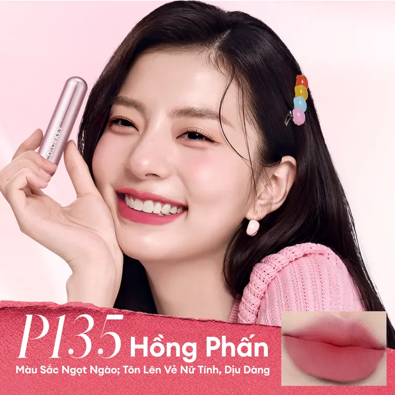 [PHIÊN BẢN NÂNG CẤP] Son Kem Bùn COLORKEY Lip Mud Mousse Matte Chất Son Mềm Mịn, Che Vân Môi Tốt, Hỗ Trợ Dưỡng Ẩm, Màu Sắc Thời Thượng 2g | BigBuy360 - bigbuy360.vn