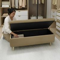 Gambar ND Decoration - Bench Storage Sofa Penyimpanan Minimalis Modern Box Multifungsi Aesthetic Beludru - Grey dari ND Decoration Kab. Bogor 5 Tokopedia