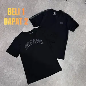 [ DISKON EXTRA ] TEBUS MURAH BELI 1 DAPAT 2 Promo Terbatas Beli 1 dapat 2 item kaos Cotton Combed 24s High Quality