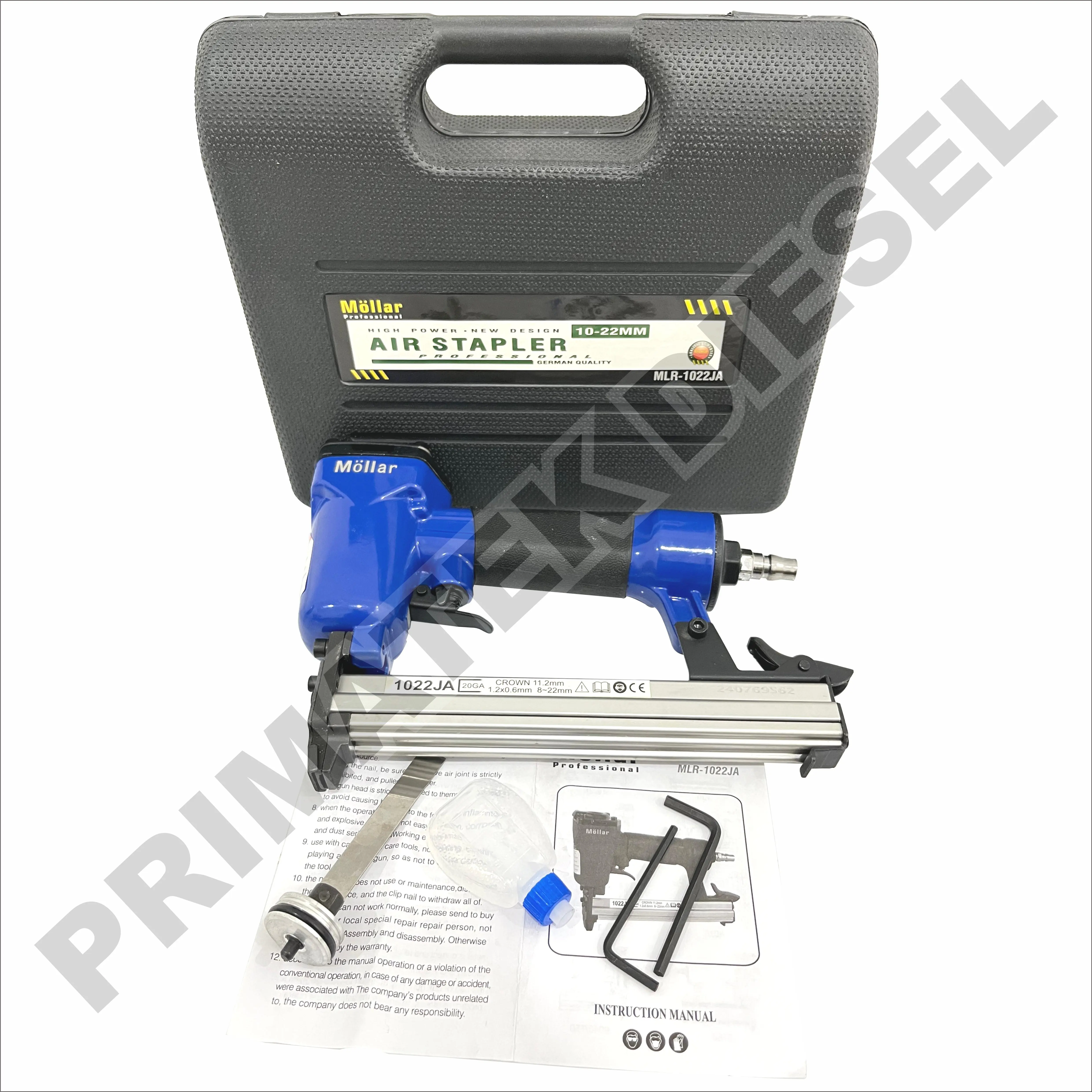 Mesin Staples Paku Tembak MOLLAR 1022JA KODENKI / Air Nailer Tipe U Paku Tembak Angin 1022 JA MOLLAR / Air Nailer Gun Nailer MOLLAR 1022JA - Stapler Staples Angin 1022 JA MOLAR