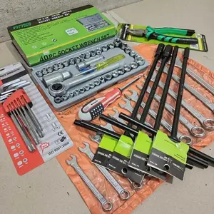 Paket Kunci Perkakas Bengkel Motor Lengkap 1 Set Kunci T Shock Ring Pas Tang Obeng Tekiro Praktis