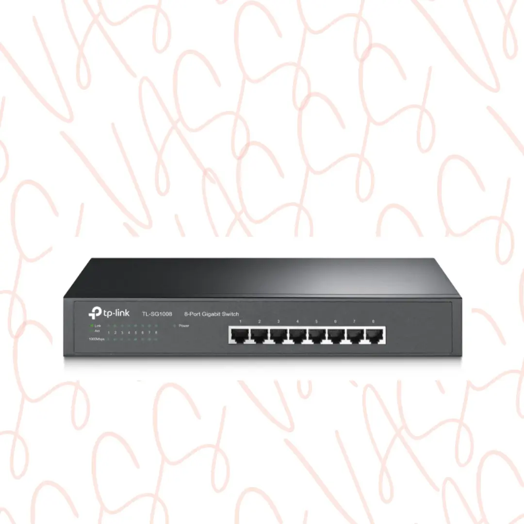 TP-LINK TL-SG1008 8-Port Gigabit Desktop/Rackmount Switch