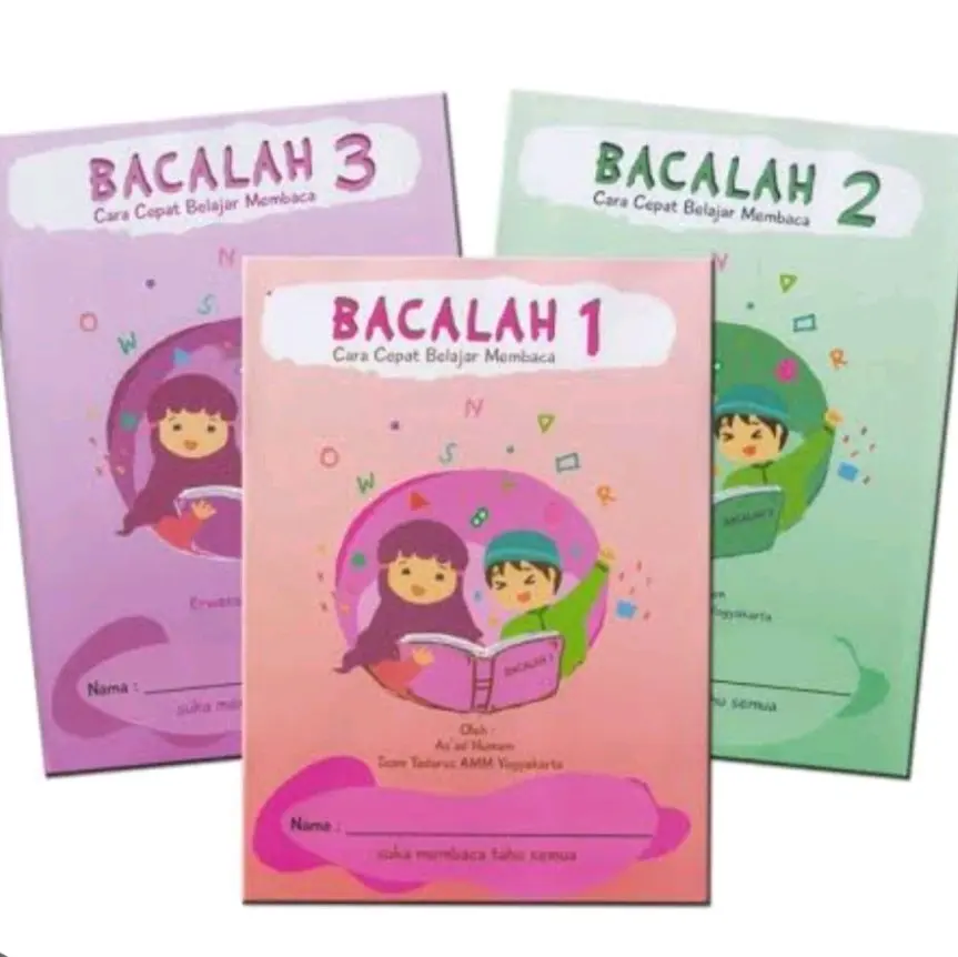 Buku Bacalah 1, 2, dan 3 Harga 1 Pcs - Stationery - Paper Belajar