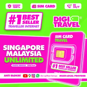 SIM Card Singapore Malaysia Unlimited | Simcard Singapore Malaysia | Simcard Singapore | SIM Card Simcard Roaming | DIGITRAVEL SIM Card Singapore Malaysia Thailand Unlimited