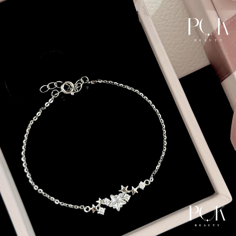  Vòng Tay Nữ Thiết Kế Ngôi Sao Sáng Đơn Giản Và Mỏng Được Làm Bằng Thép Titan Chống Gỉ Chất Lượng Cao Có Thể Điều Chỉnh Kích Thước Không Dễ Bị Vỡ Thích Hợp Để Đeo Hàng Ngày Phụ Kiện Đồ Trang Trí Tay Lý Tưởng Làm Quà Tặng Sinh Nhật 