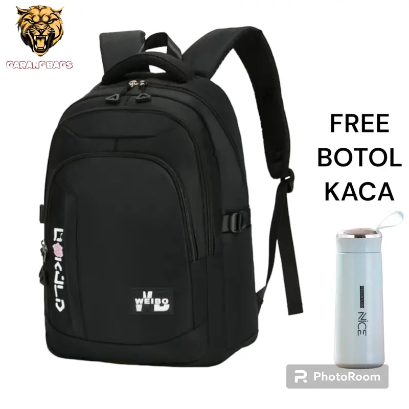 Tas Ransel Sekolah Polos/ Tas Sekolah Viral/ Tas Sekolah Korean Style/ Tas Sekolah Anak Laki Laki Dan Perempuam/ Tas Sekolah Anak SD, SMP, SMA/ Tas Anak Cowok Cewek/ Tas Ransel Laptop/ Tas Laptop Sekolah Fashion 3