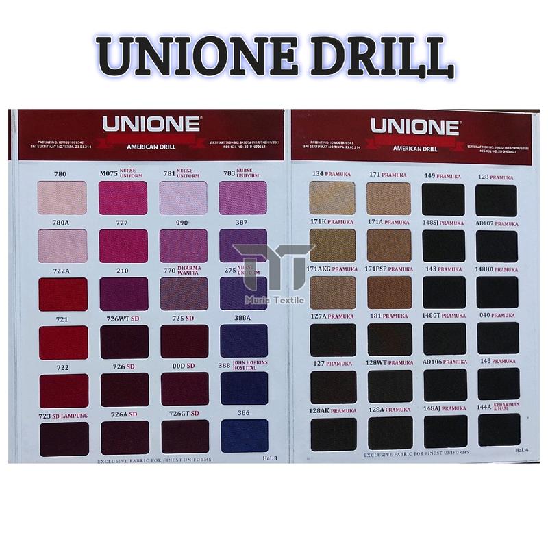 Unione drill bahan seragam celana, kemeja 7