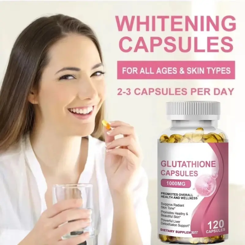 glutathione collagen vitamin c benefits Wellvita Glutathione & Collagen Capsules main image 1